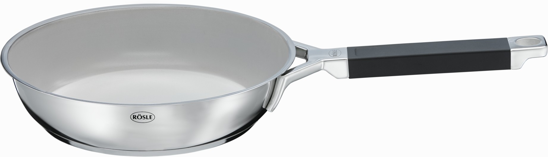 Rosle Tigaie Ceramica Profesionala Din Otel Inoxidabil 18 10 Silence 28 Cm Inductie Chefmania Ro