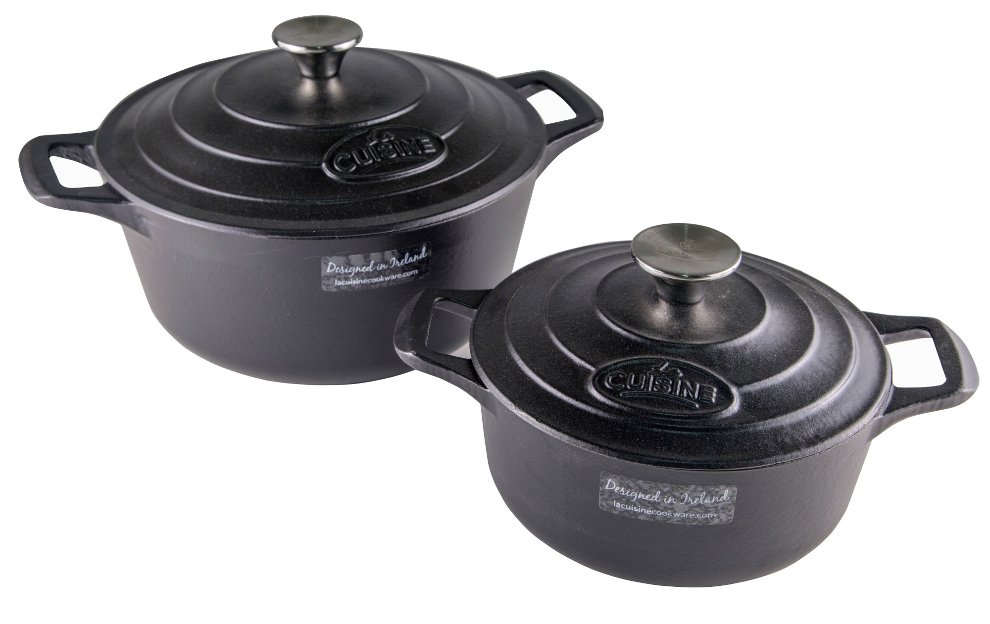 Oala De Fonta Emailata La Cuisine Negru Mat 28cm Chefmania Ro