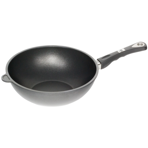 WOK Inductie, neaderent, 9mm grosime, AMT Gastroguss (prod. Germania) 28cm, inaltime 11cm, 2.2litri