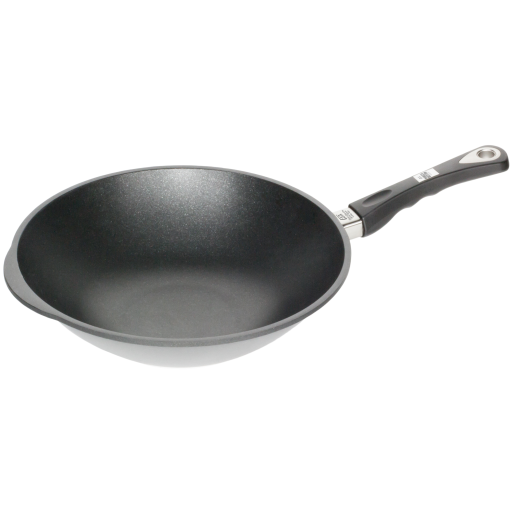 WOK 32cm, neaderent, 9mm grosime, AMT Gastroguss (prod. Germania), inaltime 11cm, 3litri