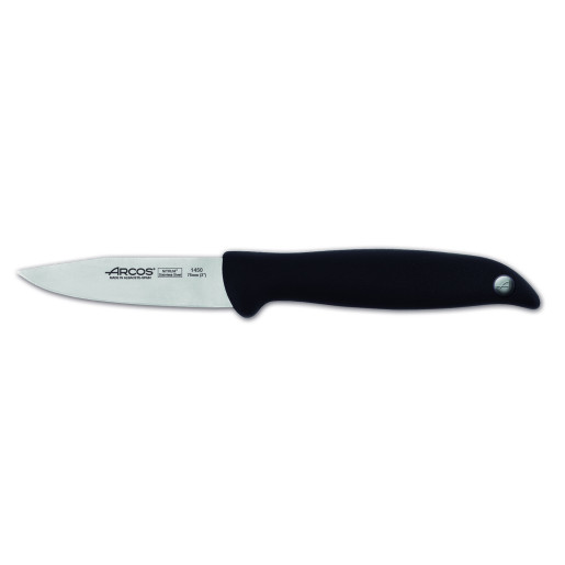 Set Promotie ARCOS Menorca 6 piese: Cutitul Bucatarului 200mm+ Cutit pentru Paine 200mm+ Cutit Santoku 180mm+ Cutit de Bucatarie 150mm+ Cutit pentru Legume si Fructe 105mm+ Cutit pentru Decojit 75mm