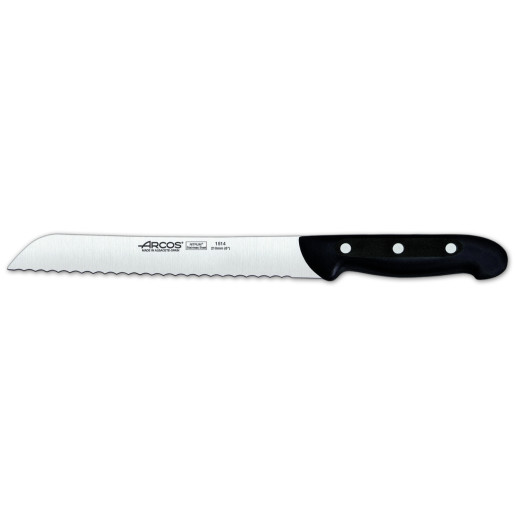 Set Promotie ARCOS Maitre 6 piese: Cutitul Bucatarului 215mm+ Cutit pentru Paine 210mm+ Cutit Santoku 170mm+ Cutit de Bucatarie 150mm+ Cutit pentru Legume si Fructe 105mm+ Cutit pentru Decojit 80mm