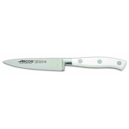 Set Promotional ARCOS "RIVIERA BLANC": Cutitul Bucatarului 200mm, Cutit Santoku 180mm, Cutit de Paine 200mm, Cutit de Bucatarie 150mm, Cutit de decojit 100mm