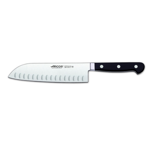 Set Promotional ARCOS "CLASICA": Cutitul Bucatarului 21cm, Cutit de Paine 18cm, Cutit Santoku 18cm, Cutit de Fileuri 16cm, Cutit de Decojit 10cm