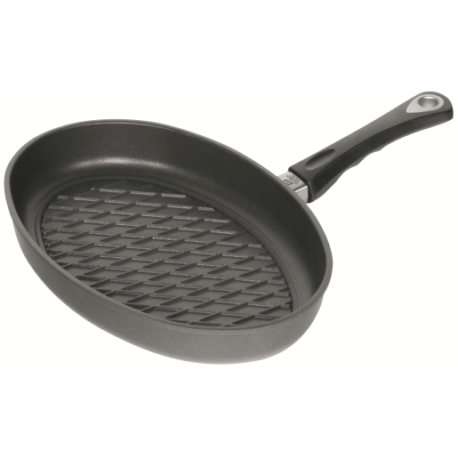 Tigaie BARBEQUE de PESTE, Inductie, Neaderenta, 9mm grosime, AMT Gastroguss (prod. Germania) 35x24x5cm