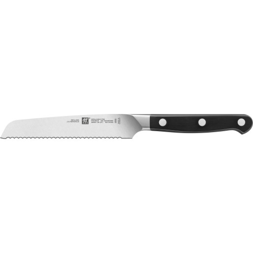 Set Promotional ZWILLING "PRO":  Cutitul Bucatarului 200mm + Cutit Santoku 180mm + Cutit Universal 130mm+ Cutit pentru Legume si Fructe  90mm