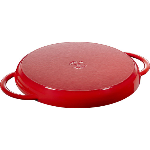 Grill de fonta STAUB 30cm Rosu