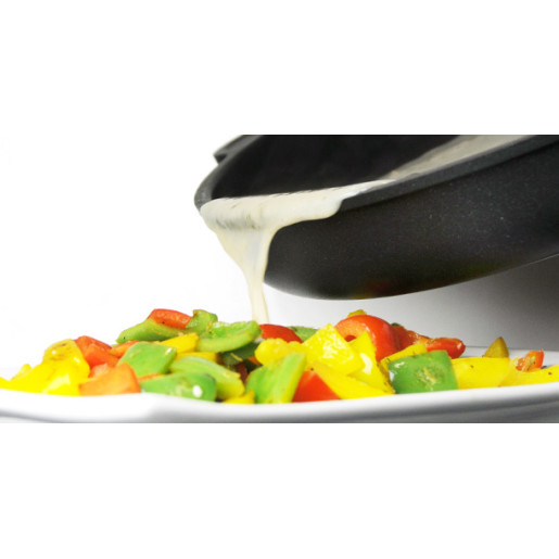 WOK 32cm, neaderent, 9mm grosime, AMT Gastroguss (prod. Germania), inaltime 11cm, 3litri