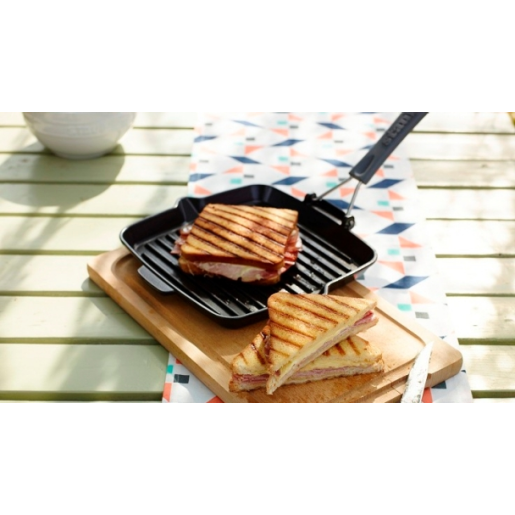 Grill de fonta STAUB 26x26cm Negru