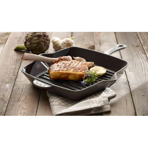 Grill de fonta STAUB 26x26cm Negru