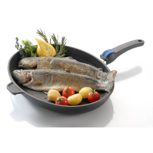 GRILL de PESTE, Neaderent, 9mm grosime, AMT Gastroguss (prod. Germania) 35x24cm