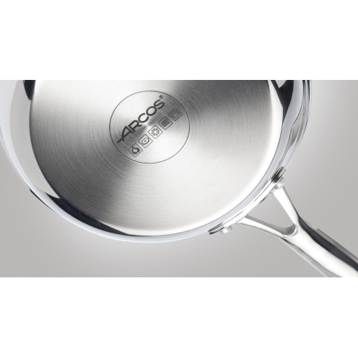 Cratita Inox 10 ANI GARANTIE, (un singur maner), inclusiv INDUCTIE, ARCOS "FORZA", 16cm