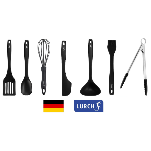 Set LURCH (Germania) 7 piese din Platinum-Silicon pentru vase neaderente 