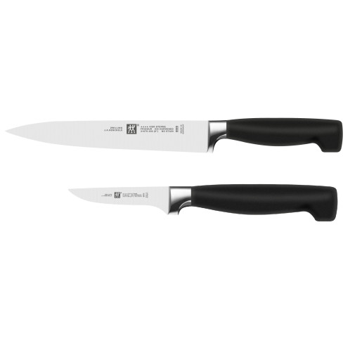 Promotie Set ZWILLING**** Vier Sterne : Cutit pt Feliat 200mm+ Cutit de Legume si Fructe 70mm