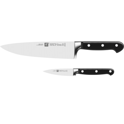 Promotie : Set ZWILLING PROFESSIONAL „S” 2 piese: Cutitul Bucatarului 200mm + Cutit de Decojit 80mm