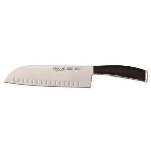 Cutit Santoku (Lama cu Alveole) ARCOS, gama TANGO, 180mm