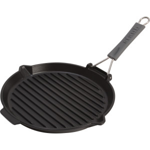 Grill de fonta STAUB, maner rabatabil, 27cm