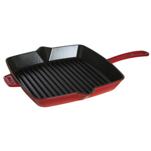 Grill de fonta STAUB 30x30cm Rosu