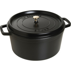 Cratita de fonta STAUB "La Cocotte", 28cm (Negru)