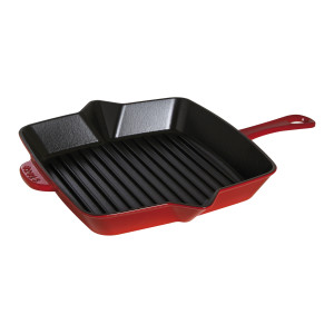 Grill de fonta STAUB 26x26cm Rosu