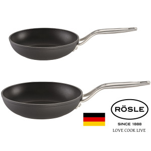 RÖSLE Set Tigai Profesionale Neaderente "Raise" 28cm+24cm, Inductie