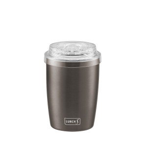 Cana Termos pt  Cafea  LURCH (Germania), oțel inoxidabil, gri, cu capac transparent, 0,3l