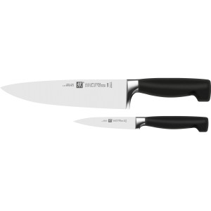 Promotie Set ZWILLING**** Vier Sterne Cutitul Bucatarului 200mm + Cutit de Decojit 100mm