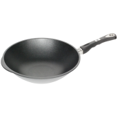 WOK 32cm, neaderent, 9mm grosime, AMT Gastroguss (prod. Germania), inaltime 11cm, 3litri