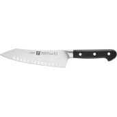 Set Promotional ZWILLING "PRO":  Cutitul Bucatarului 200mm + Cutit Santoku 180mm + Cutit Universal 130mm+ Cutit pentru Legume si Fructe  90mm