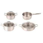  Set Oale Inox 10 ANI GARANTIE, 6 piese, inclusiv INDUCTIE, ARCOS "FORZA"