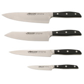 Set Promotional ARCOS "MANHATTAN": Cutitul Bucatarului 21cm, Cutit Santoku 19cm, Cutit de Fileuri 17cm, Cutit de Legume 10cm