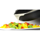 WOK 32cm, neaderent, 9mm grosime, AMT Gastroguss (prod. Germania), inaltime 11cm, 3litri