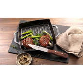 Grill de fonta STAUB 30x30cm Negru