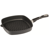 Tigaie BARBEQUE Neaderenta, 9mm grosime, AMT Gastroguss (prod. Germania), patrata 28x28x5cm