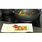 WOK 32cm, neaderent, 9mm grosime, AMT Gastroguss (prod. Germania), inaltime 11cm, 3litri