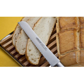 Set Promotional ARCOS "RIVIERA BLANC": Cutitul Bucatarului 200mm, Cutit Santoku 180mm, Cutit de Paine 200mm, Cutit de Bucatarie 150mm, Cutit de decojit 100mm