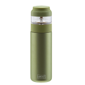 Termos Tea Maker pt preparat instant ceai proaspat LURCH (Germania) din oțel inoxidabil, verde, 0,4l