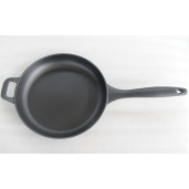 Tigaie de fonta emailata "LA CUISINE", Negru-Mat, 28cm