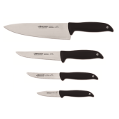 Set Promotie ARCOS Menorca 4 piese: Cutitul Bucatarului 200mm+ Cutit de Bucatarie 150mm+ Cutit pentru Legume si Fructe 105mm+ Cutit pentru Decojit 75mm